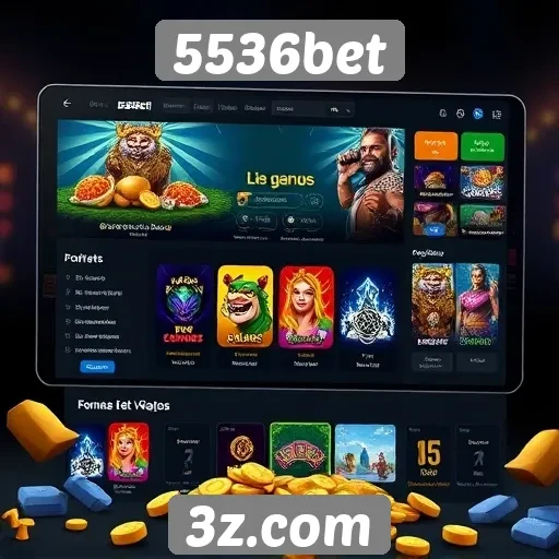 Interface do usuário no site 5536bet é amigável